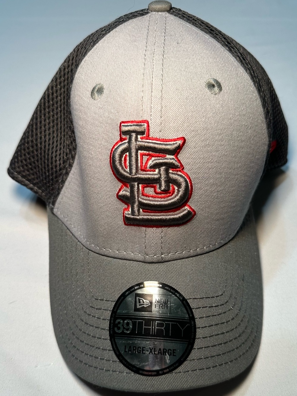 NWT New Era 39THIRTY St. Louis Cardinals Hat L/XL Grey